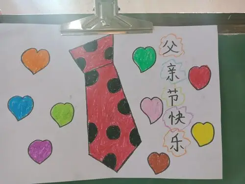 每年六月份的第三个星期日是父亲节,今天小宝贝们用画画的方式来表达