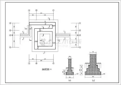 某旅游景区烽火台景观的详细施工图