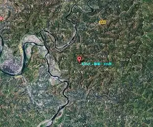 四川省南充市阆中市五马乡卫星地图