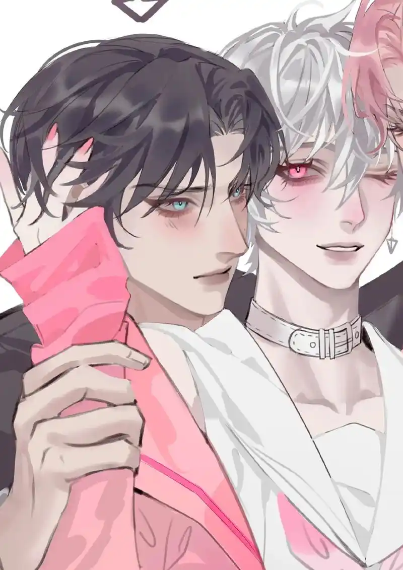 小奶狗和小狼狗#绘画 #oc #日常摸鱼 #李雾凇#bubb - 抖音