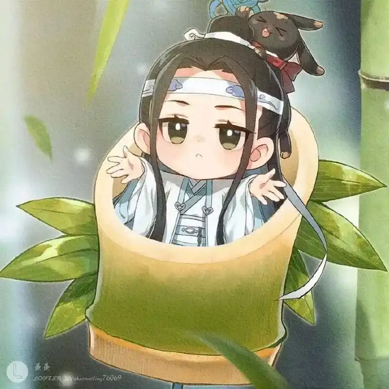 q版小人好可爱990006#墨香铜臭 #魏无羡 #q版人物  - 抖音