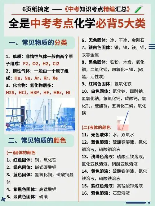92中考化学满分不难拿,万变不离其宗,我们应该掌握好必要的知识点