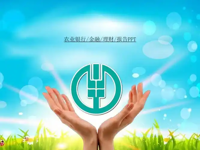 农业银行金融理财报告ppt模板