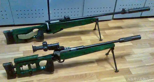 狙击手使用sv-99微声狙击步枪首先击毙了院子中的狗,随后又将守在门口