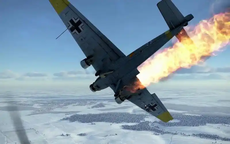 第二次世界大战 空战飞机坠毁 - il-2 sturmovik