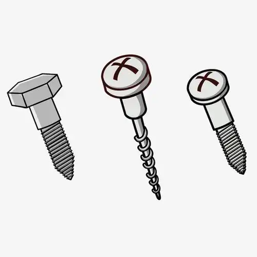 卡通螺丝钉矢量图下载
