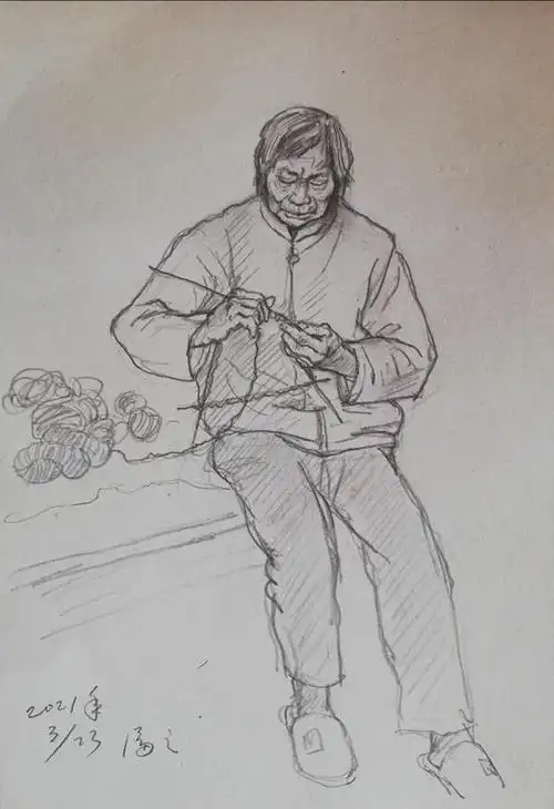 【老冸拾趣】《母亲的定格记忆》|素描|绘画|油画|罗中立_网易订阅