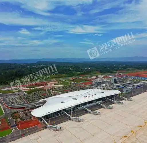 宜宾五粮液机场正式通航航拍图来了