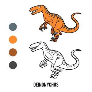 恐爪龙白色图片-恐爪龙白色素材-恐爪龙白色插画-摄图新视界