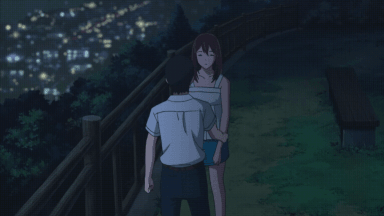 山顶的烟火是我们感情的最高点,也是  最后一个拥抱 了,从朋友到爱人