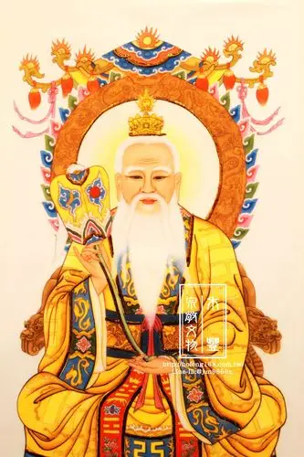 【 三清道祖.卷轴 】作品.鉴赏