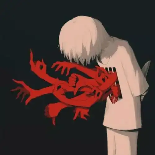 108张致郁插画欣赏,每一张都像极了抑郁症的世界