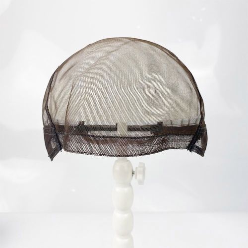 全手钩假发蕾丝网帽皮手工钩织假发头套网底网料假发铺料配件