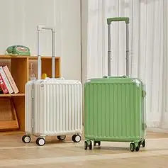 卡诗蒂铝框行李箱女18寸登机拉杆箱男20寸小型轻便短途旅行迷你密码