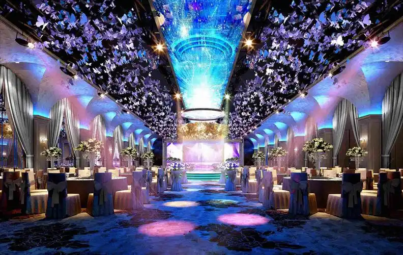 陕西西安酒店宴会厅装修,酒店装修设计,酒店餐厅装修,酒店会议室装修