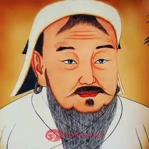 蒙古族皮画成吉思汗头像皮画内蒙古工艺品 span class=h>挂画 /span>