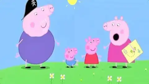 小猪佩奇:猪爷爷和猪奶奶为佩奇准备了寻宝游戏,好刺激!