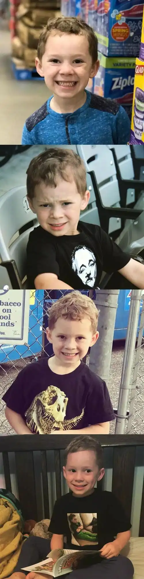 假笑男孩教科书般尴尬而不失礼貌的微笑