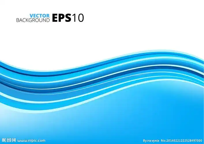 蓝色动感线条矢量图__条纹线条_底纹边框_矢量图库_昵图网nipic.com