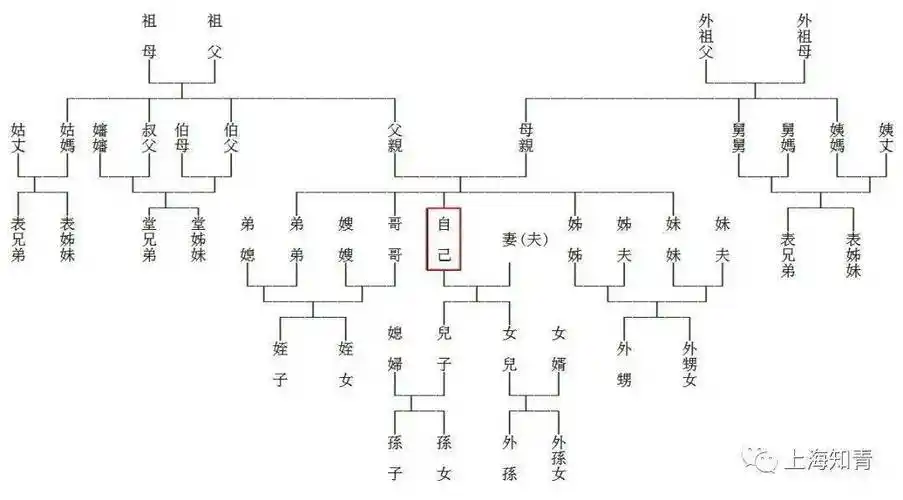祖宗十八代的称呼大全太涨知识了果断收藏