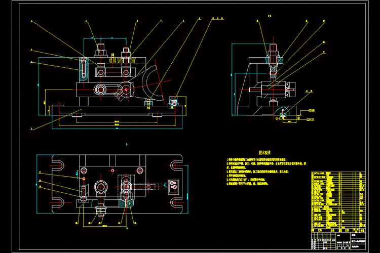 拖拉机变速箱拨叉零件的工艺及铣叉口侧面夹具设计_装配图网
