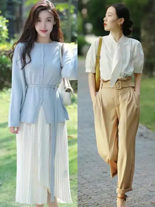 想穿出减龄感的女人春天不要错过白色衣服显年轻又大气