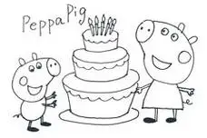 简笔画教程|学画可爱的小猪佩奇在手抄报里大人小孩都能画