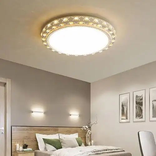 单白光圆30cm星空z光led吸顶灯客厅灯具大全三室两厅现代简约卧室书房