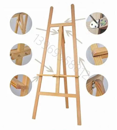 20016新款木制画架折叠实木支架式写生画板套装素描绘画画架子