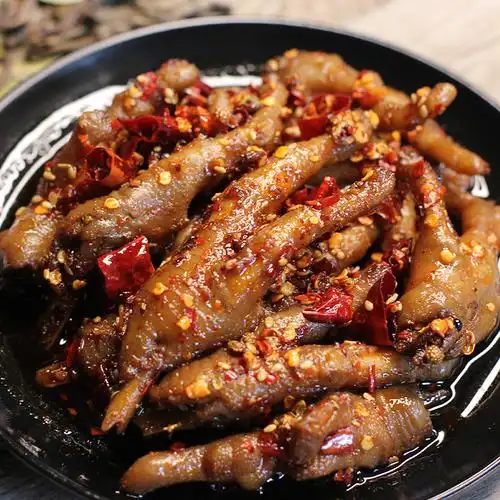 蜀盐记麻辣香辣鸡脚四川特产鸡肉类零食卤味休闲小吃美味熟食_爱酷商