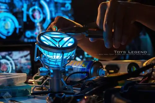 钢铁侠3方舟反应堆 心脏反应炉 托尼胸灯iron man手办模型周边