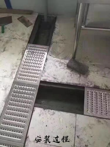 不锈钢下水道地沟盖板加厚厨房饭店食堂餐厅防滑地漏