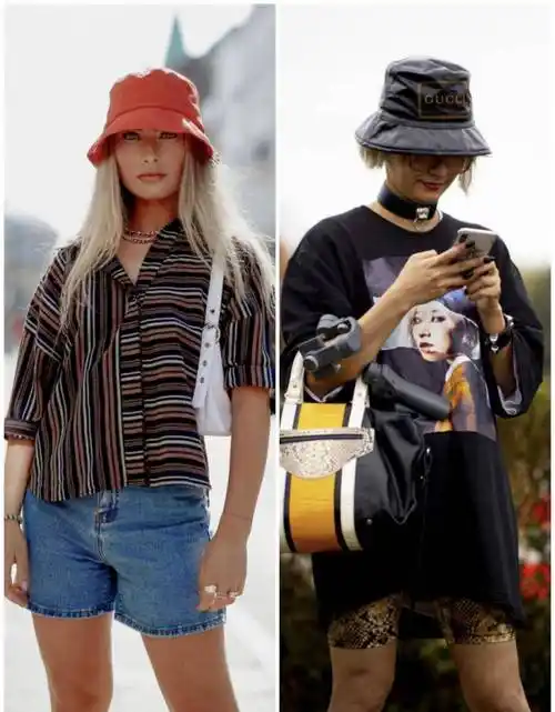 原创大脸妹的福音来了试试时髦有个性的渔夫帽打造小v脸不成问题