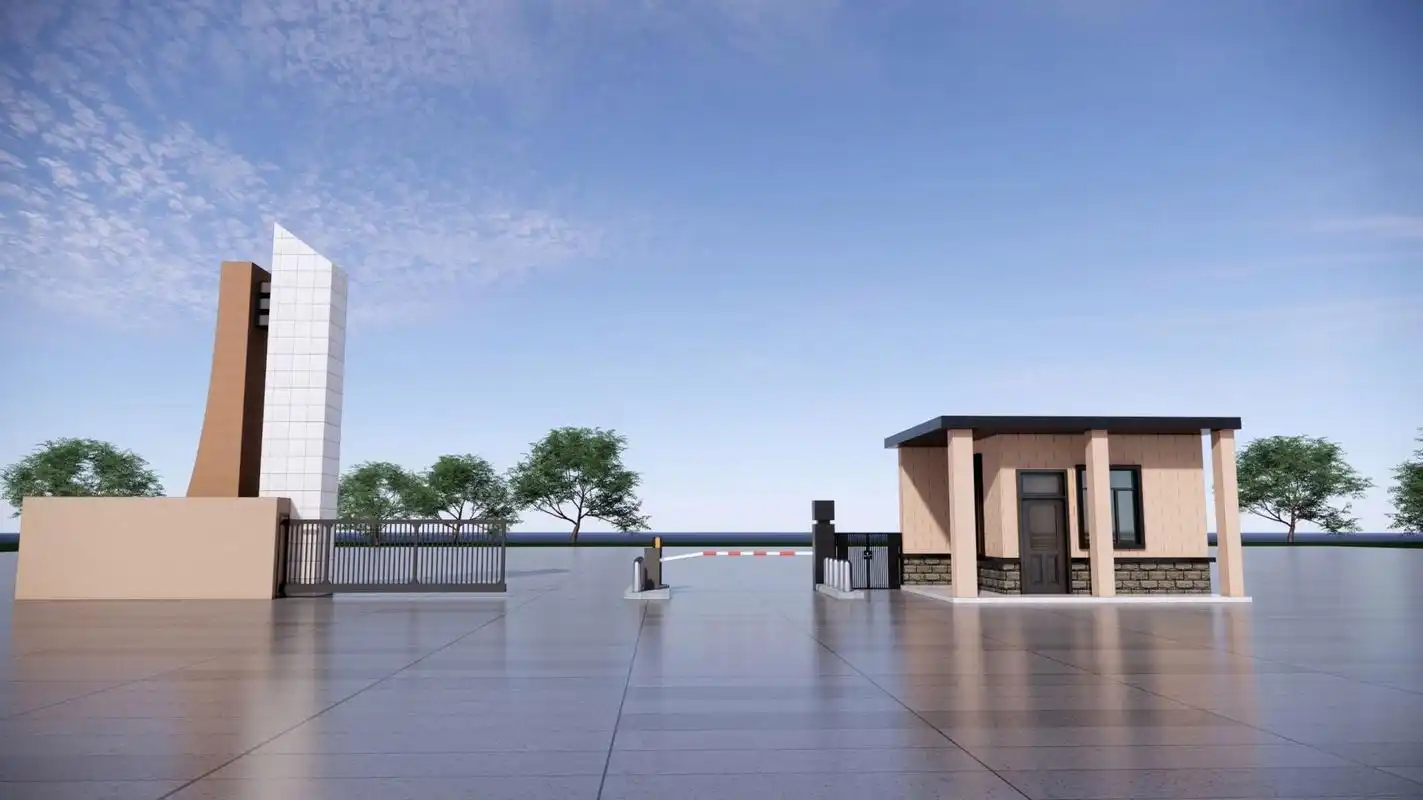 厂区大门改造效果图