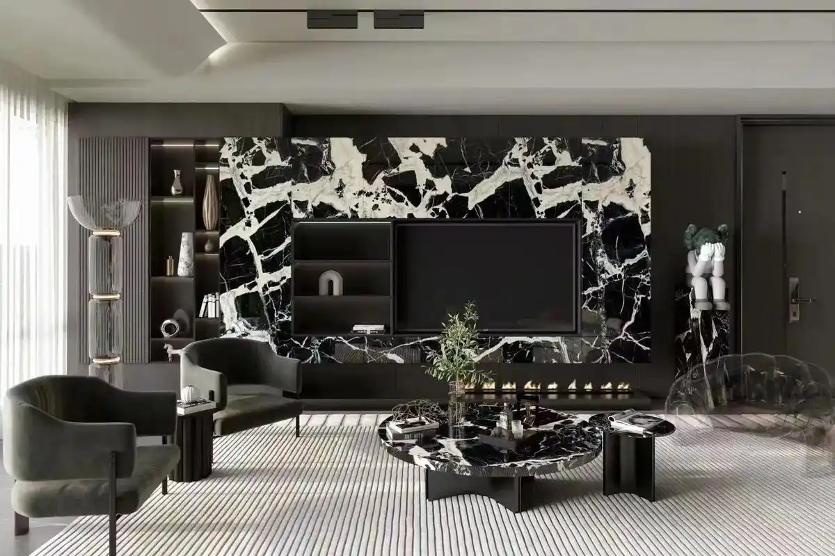 法国顶奢celine御用大理石:宝格丽黑.拿破仑黑 巴宝莉