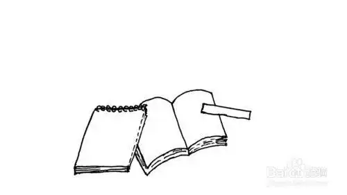 学习资料简笔画