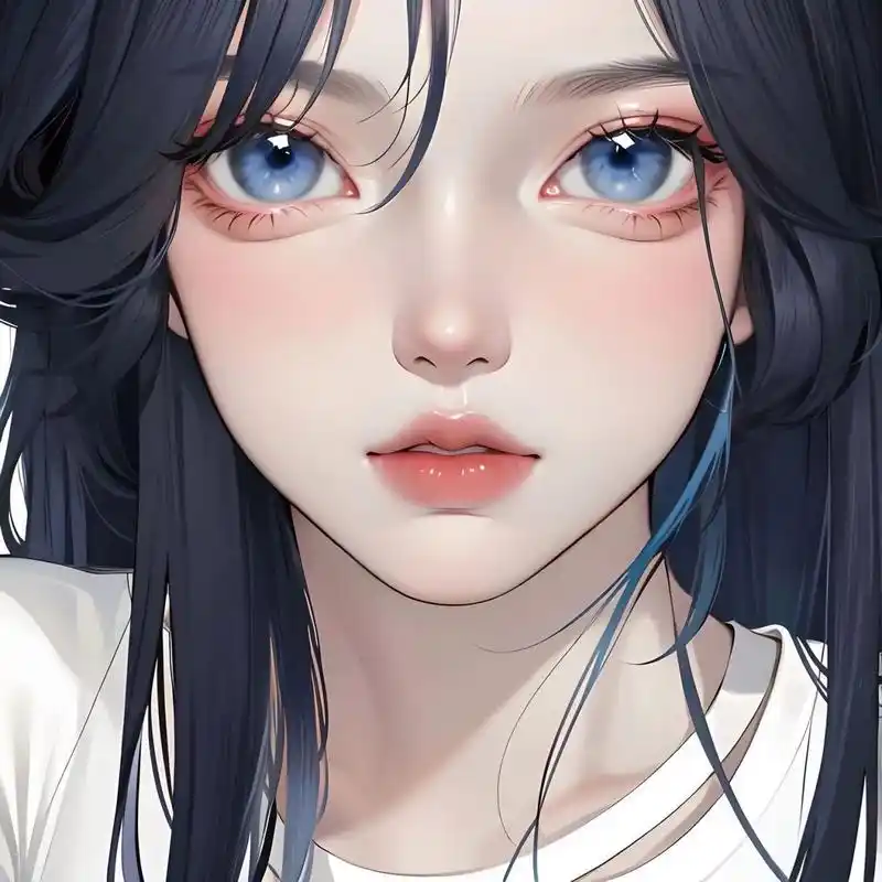 黑发蓝眼头像1