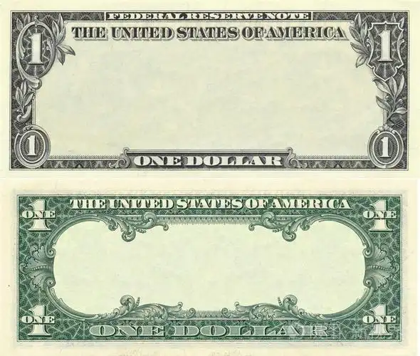 1美元钞票图案