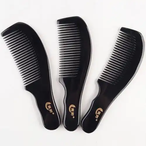 塞野 牦牛角梳子bj-1602 中号16cm 黑牦牛角梳 16cm