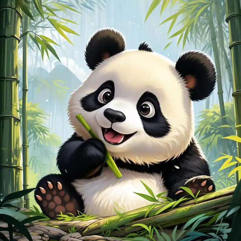 谁能拒绝一只可爱的卡通熊猫头像呢?快来挑选属于你的熊猫头像吧!