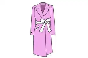 风衣简笔画