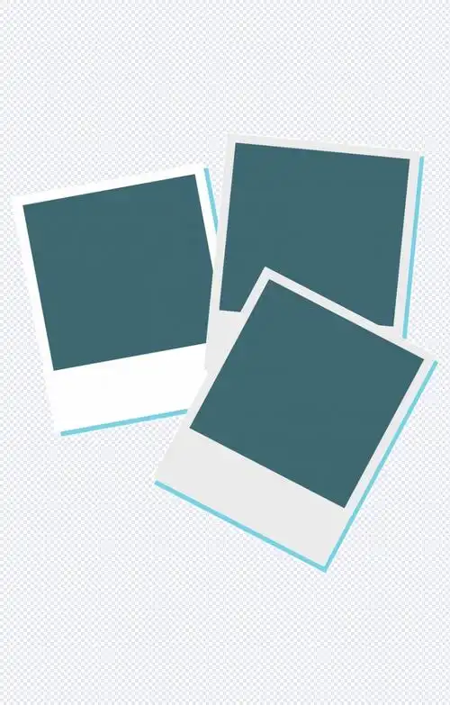 旅游纪念拍立得设计模板素材