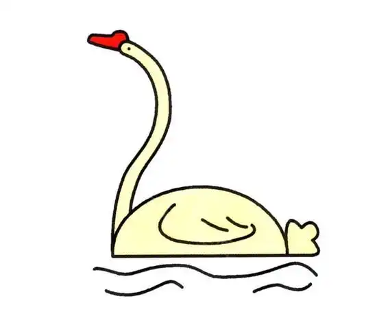 天鹅简笔画怎么画