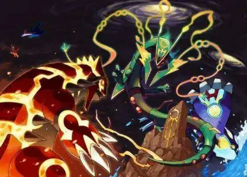 神奇宝贝:烈空坐大盘点,闪光烈空坐最强,真烈空坐曾被小智收服