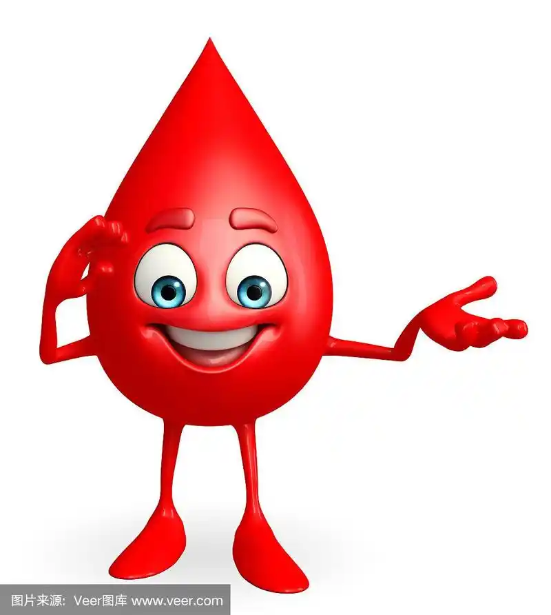 血滴人物与敬礼姿势