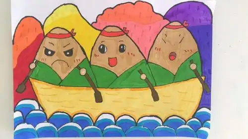 悠悠艾草香,绵绵情意长——小高庄小学一年级二班端午节作品展