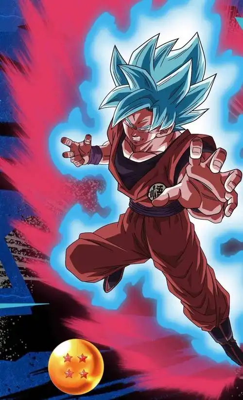 全能动漫达人jaco #龙珠# 界王拳超蓝孙悟空壁纸 #动漫壁纸# #动漫