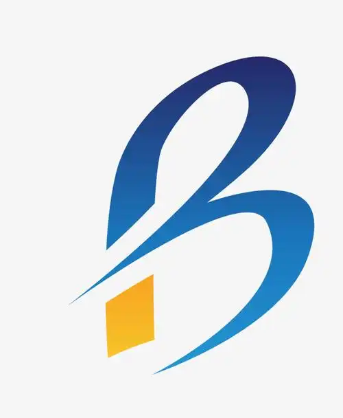 矢量卡通商务科技创意流线b字母logopng素材下载_高清图片png格式