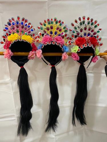 头饰新款扭秧歌大头民族东北大秧歌舞蹈跳舞头花秧歌配饰