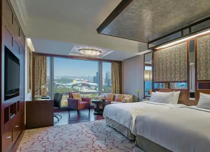 深圳福田香格里拉大酒店豪华客房预订_深圳市五星级酒店场地-会掌柜